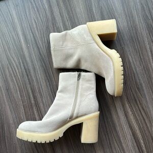 DOLCE VITA | Suede Platform Ankle Boots | Size 10 | Worn Once